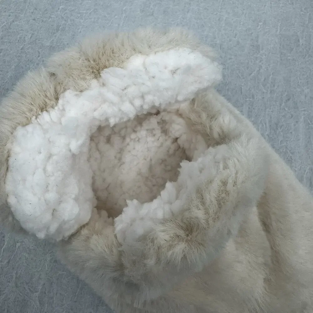 Northeast Outfitters Cozy Cabin Women's Faux Fur Booties Light Brown Size Small
